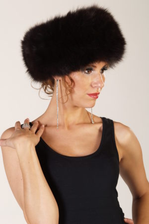 170 M Cappello in vera Volpe e vero Lapin
