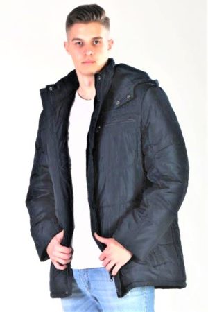 ZML-507 giaccone con cappuccio staccabile e imbottitura termica